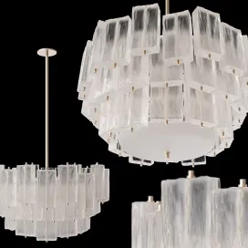 Midcentury murano glass chandelier by barovier